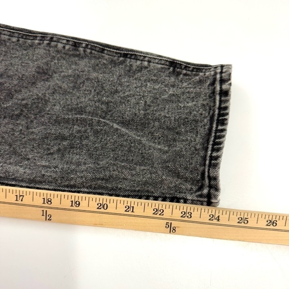 HOLLISTER WOMENS SZ 1S CURVY HIGH-RISE MOM JEAN VINTAGE BLACK WASH STRETCHY FIT - Picture 10 of 12